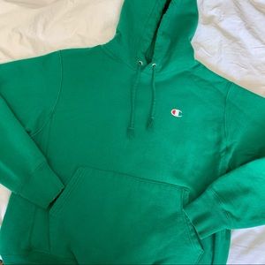Champion Hoodie Men's M Emerald Green